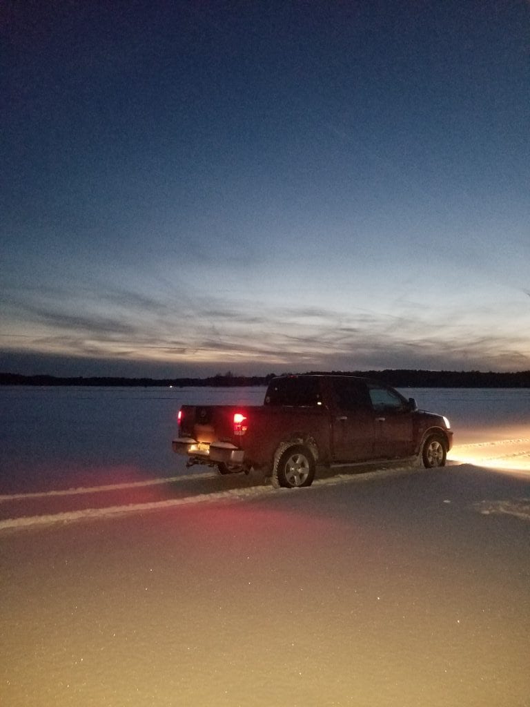 Lakes report from Lou's truck