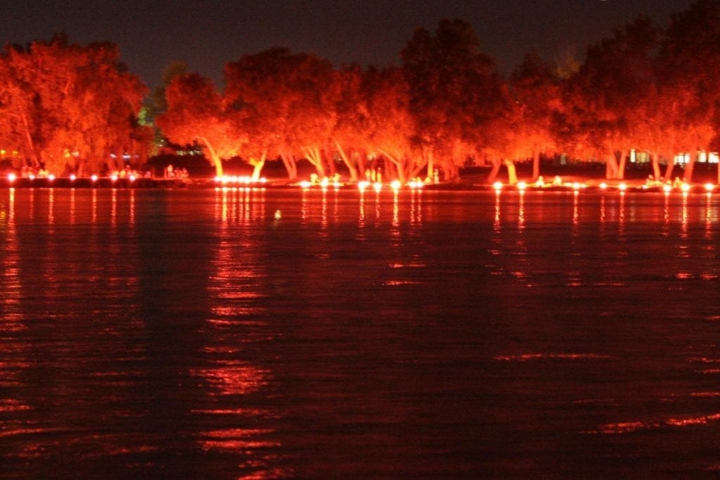 Bonfires around the Lake