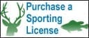 hunting and fishing license with deer and fish