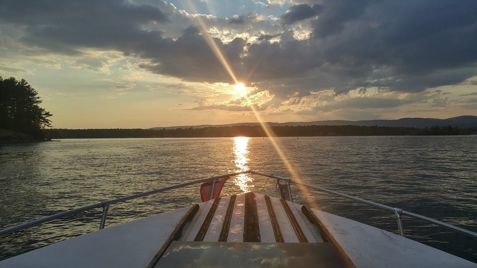 Sunset on the Lake overlooking the Bow