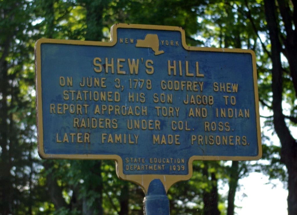 Shew Hill Marker