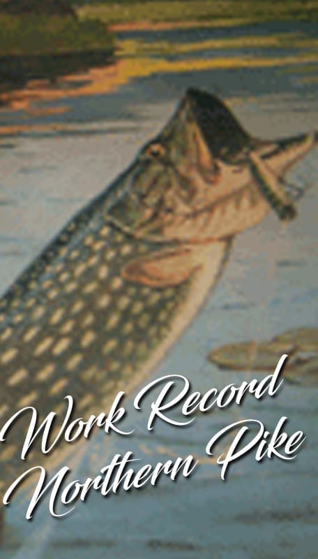 Great Sacandaga Lake World Record Northern Pike Caught in 1940