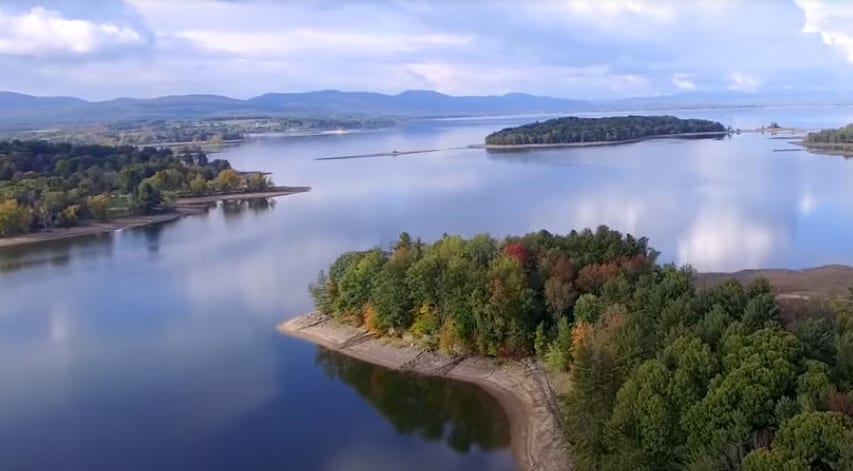 Smooth Sacandaga Lake by Lakeside Tavern